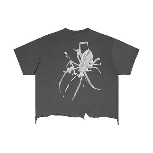 Dead Thread-Vintage Wash Boxy Distressed Hem T-Shirt