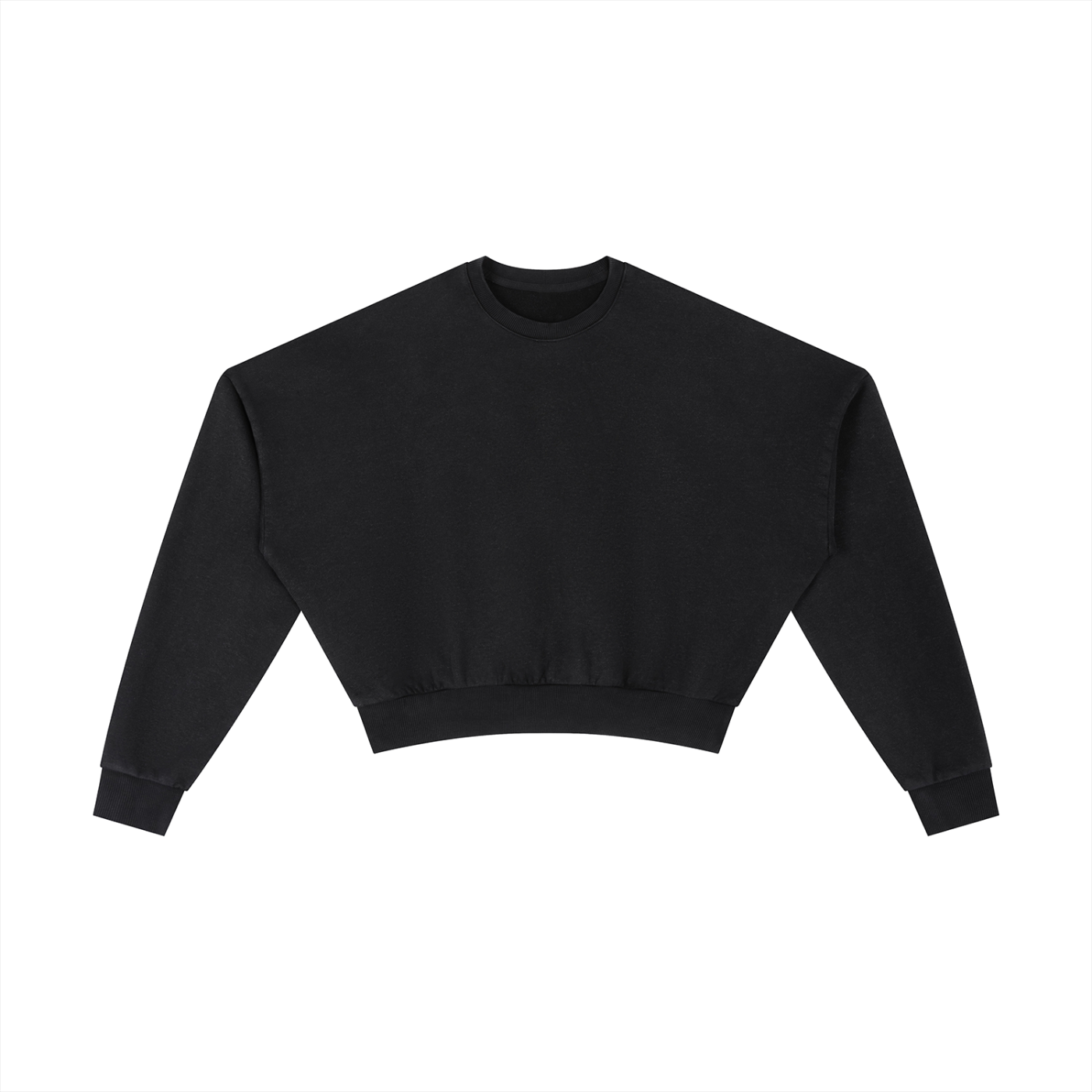 >> SINDHI NOIR<< - Vintage Washed Cropped Sweatshirt