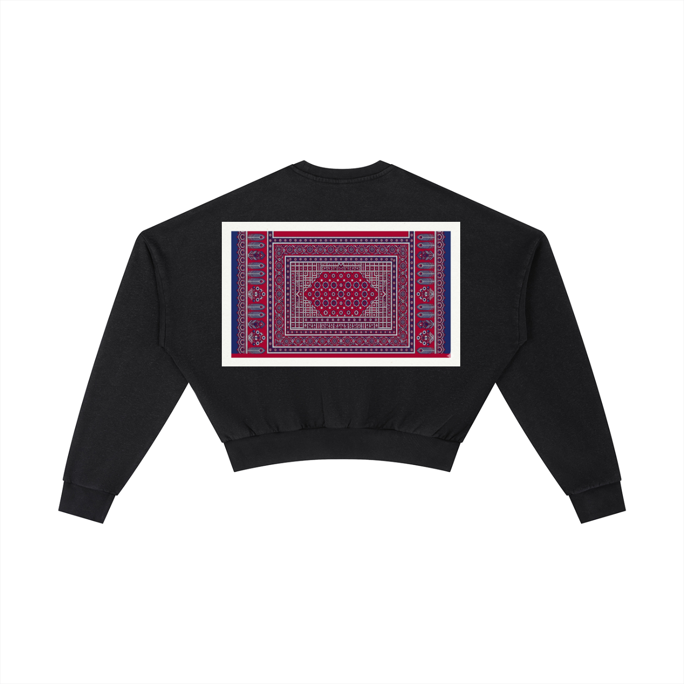 >> SINDHI NOIR<< - Vintage Washed Cropped Sweatshirt