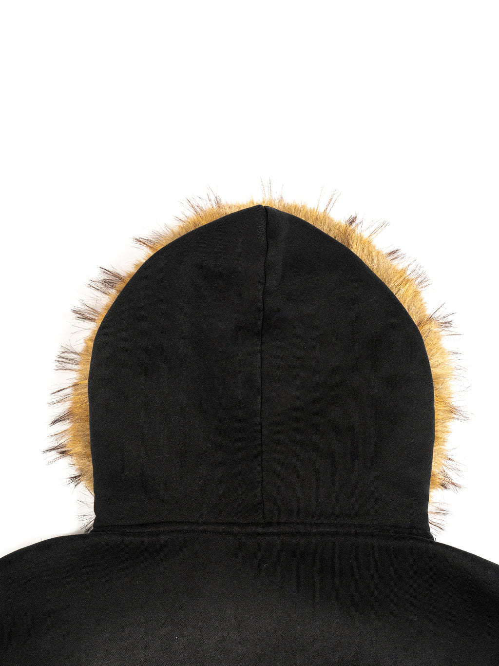 Solar Fade-Detachable Fur Hoodie
